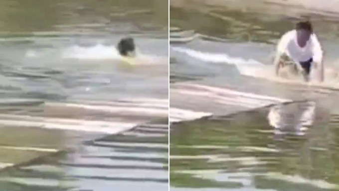 重庆景区男子玩「水上漂」落水溺亡，知情人轰没救生衣也没有救生员。