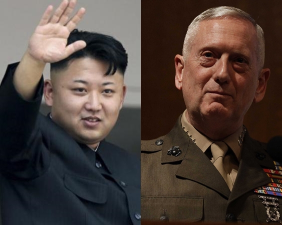 马蒂斯警告北韩，美国掌握「大量军事选项」。AP