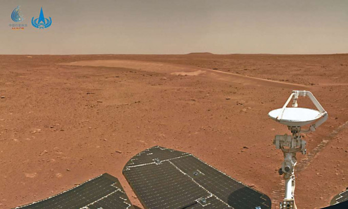 ■祝融號拍攝的火星沙丘圖像。
