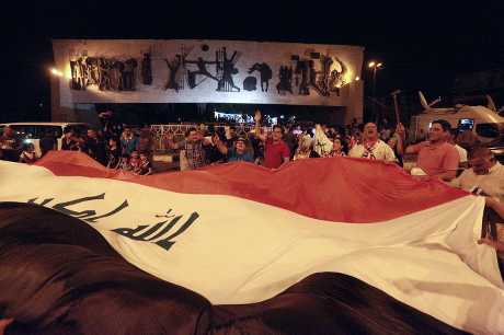 伊拉克政府宣布，掃蕩伊斯蘭國的戰爭已取得勝利。AP