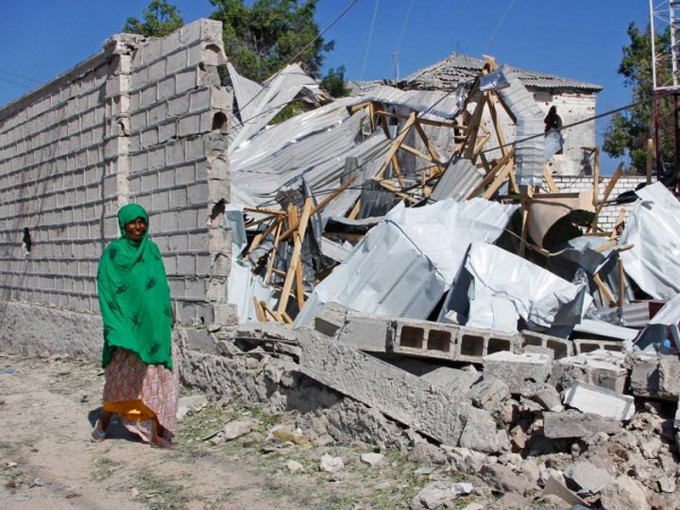 近年來，索馬里安全形勢緊張，極端組織「青年黨」多次在索馬里發動恐怖襲擊。AP資料圖片