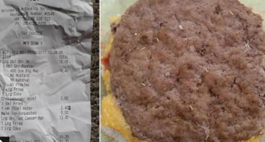 澳洲麦当劳汉堡包出现数十条蛆虫。
网上图片