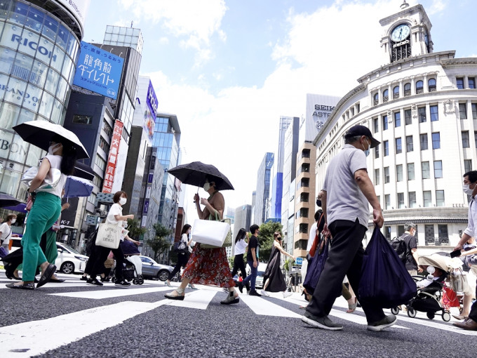东京都新增5773宗确诊。AP图片