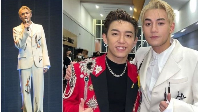 魏浚笙以歌手身份為《叱咤樂壇流行榜頒獎典禮》染限定金髮。
