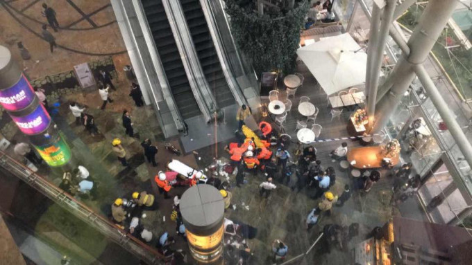朗豪坊今年3月發生電梯事故。資料圖片