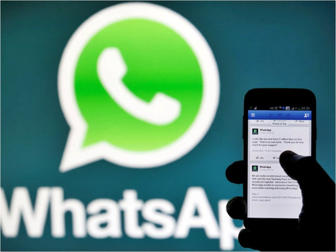私隱專員歡迎WhatsApp押後更改新條款的期限。網圖