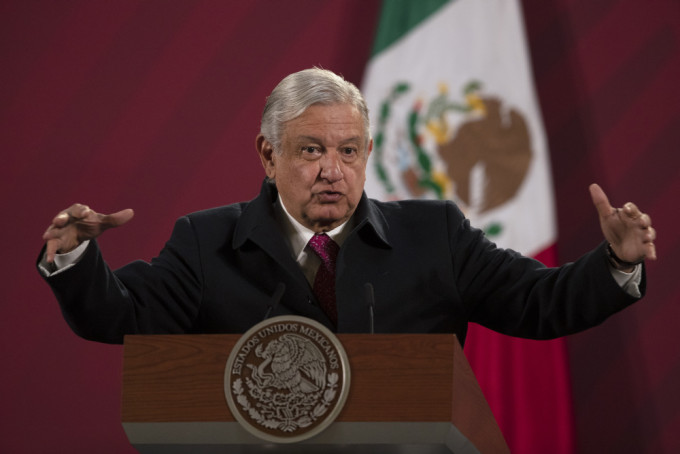 墨西哥总统洛佩斯确诊新冠肺炎。AP图