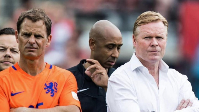 朗奴高文(右)將重掌荷蘭國家隊帥印。朗奴高文Instagram圖片