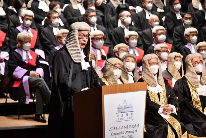 杜淦堃指，澳洲退休法官祈显义加入终院，是对最高法庭投下信心一票。卢江球摄