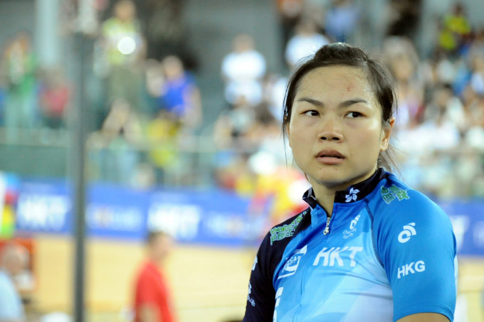 李慧詩在天津全運會出戰場地單車凱林賽，奪得銅牌。資料圖片