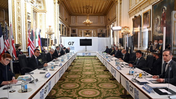 G7外長會議結束。AP圖片
