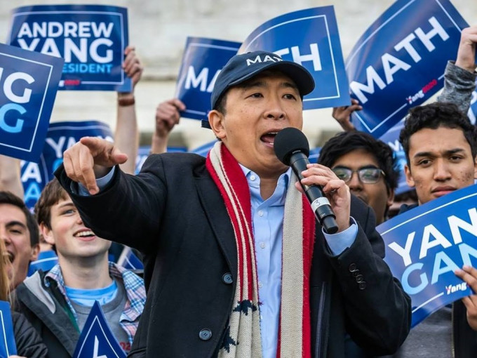 楊安澤於美國時間13日在Twitter宣布以民主黨員身分參選紐約市長。Andrew Yang FB