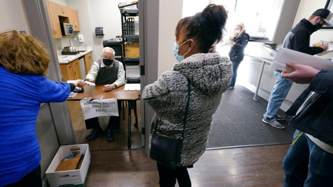 新罕布什爾州為大選投票日揭開序幕。AP圖片