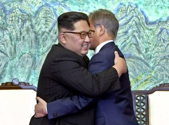 兩韓達成無核化宣言。AP