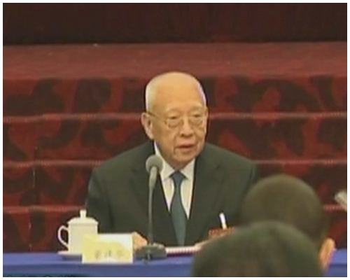 董建華出席在北京舉行港澳政協聯組會。