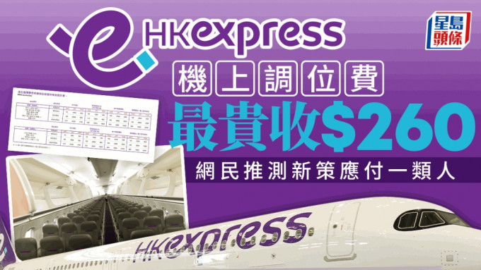 HK Express香港快运更新订座收费 增机上调位费？网民质疑巧立名目新收费