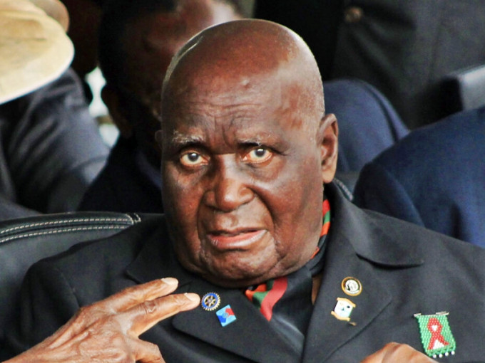 非洲國家贊比亞的第一任總統卡翁達病逝，享年97歲。AP圖片