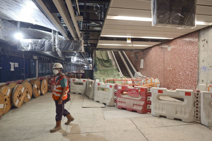 港鐵紅磡站擴建地盤鋼筋接駁位風波持續。資料圖片