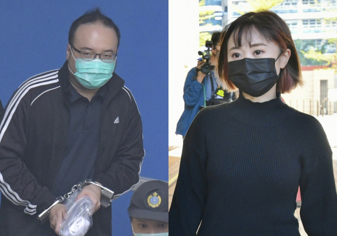 赵家贤(左)和袁嘉蔚(右)申请保释。 资料图片