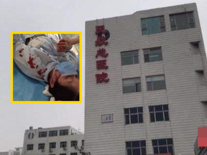 急诊室医生杨文，被孙某持刀冲进急诊室内砍伤，重伤不治。网图