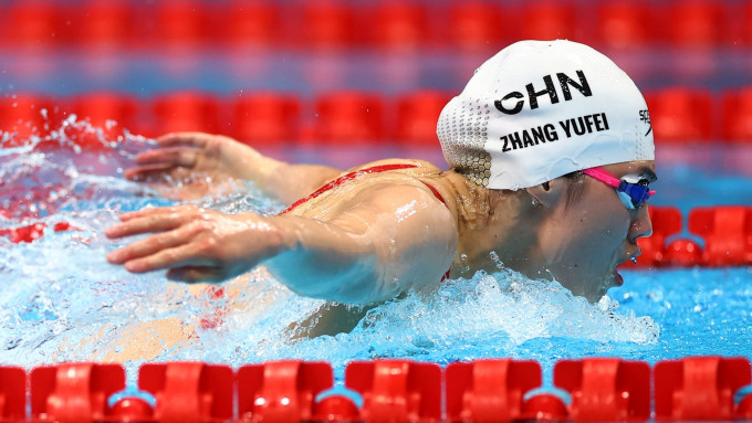張雨霏破奧績奪女子200米蝶泳金牌。Reuters
