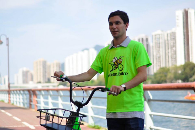 Gobee.bike行政總裁Raphael Cohen。Gobee.bike圖片