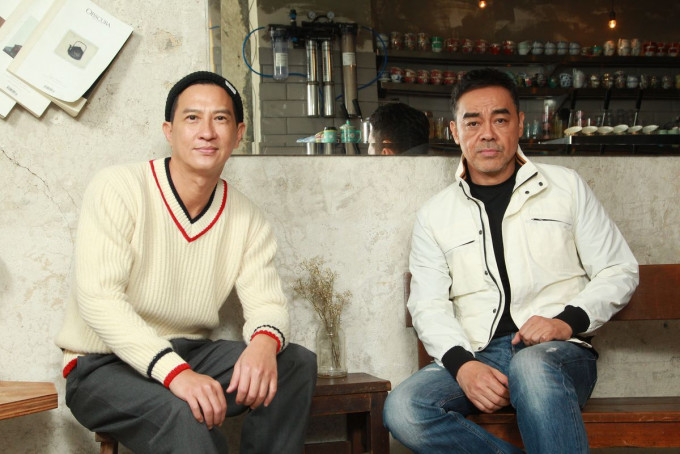 刘青云与张家辉合作《廉政风云》，对手戏不多，但各有发挥。