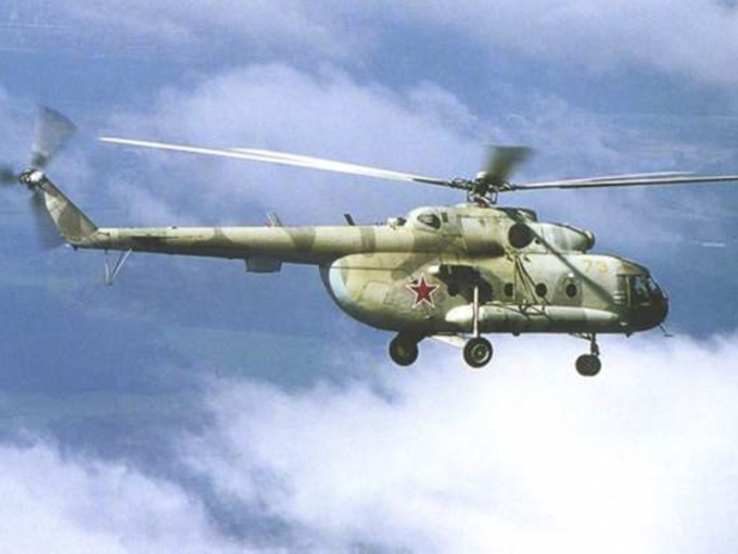 图为与坠毁同款的Mi-8直升机。网图
