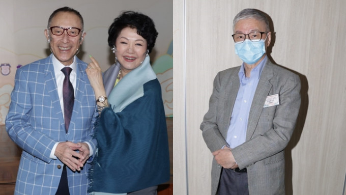 毛俊辉夫妇及阮兆辉今日出席《毛俊辉剧艺研创计划》启动礼。