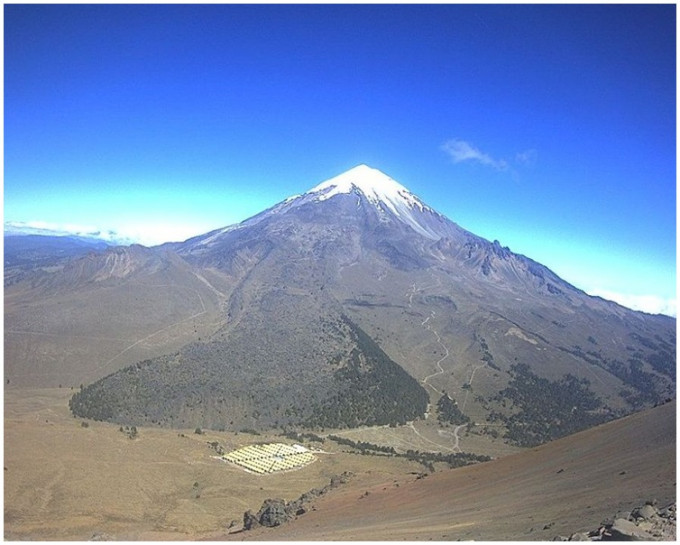 墨西哥最高山奥里萨巴火山。