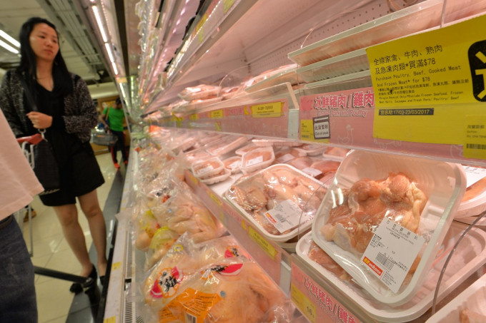 本港禁止意大利帕爾馬省禽肉及相關產品入口。資料圖片