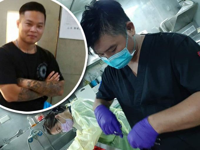 台湾遗体美容师陈修将涉嫌杀害女友被捕。陈修将facebook图片