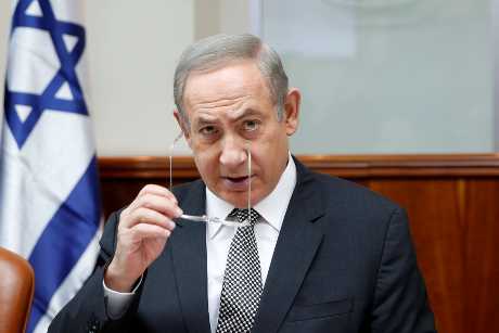 以色列总理内塔尼亚胡。路透社