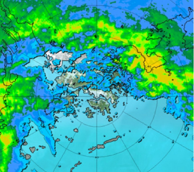 香港今日轉吹東南風達11級，有頻密狂風大驟雨及雷暴。