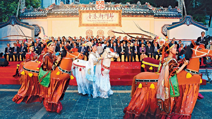 以往举行的香港潮州节热闹非常。资料图片