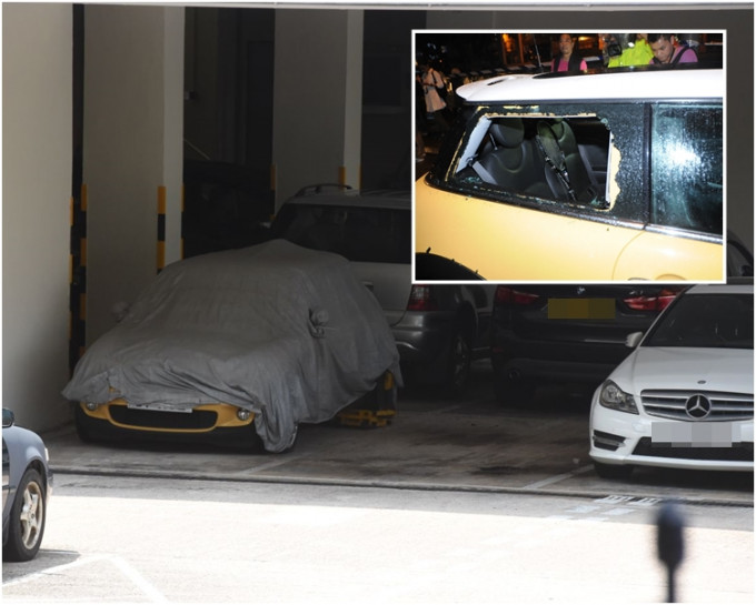 涉案私家车仍泊于马鞍山警署内。