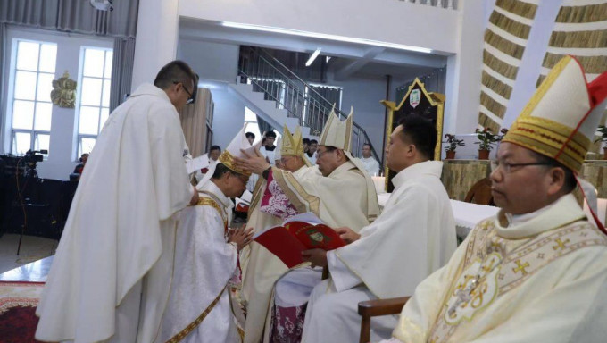 福建省天主教閩北教區吳奕順主教祝聖典禮1月31日在南平市建陽城關天主教堂舉行。