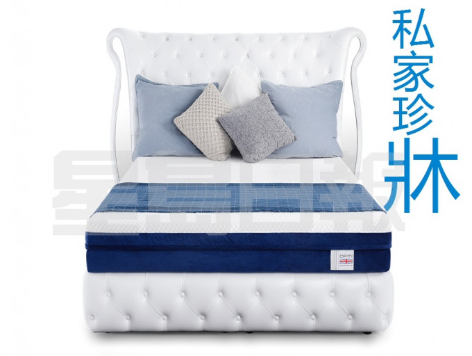 這款DPM點對點床褥，由英國製造，以瑞士的Adaptive溫度調節技術和點對點舒壓系統，配合CoupleFit設計，讓兩人同床均享合適的舒壓承托，產品在會場以特價發售。
