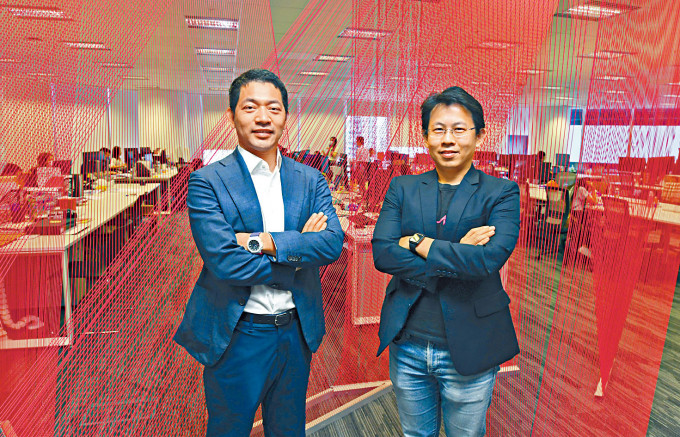 ■AQUMON行政總裁兼聯合創辦人雷春然（左），及量化研究主管兼聯合創始人黃耀東。