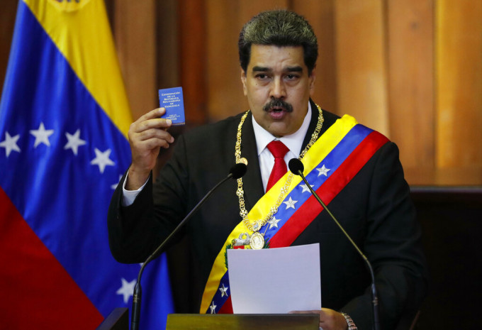 委内瑞拉总统马杜罗。AP图片