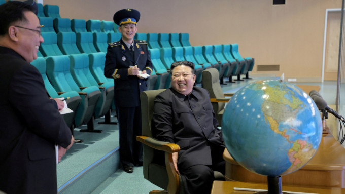 金正恩指，北韓成功發射軍事偵察衛星，劃時代地提升北韓的戰爭遏制力。路透社