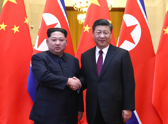 北韓領導人金正恩再度訪問北京。新華社資料圖片
