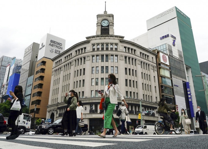 东京全日新增逾900宗新冠病毒确诊。AP图
