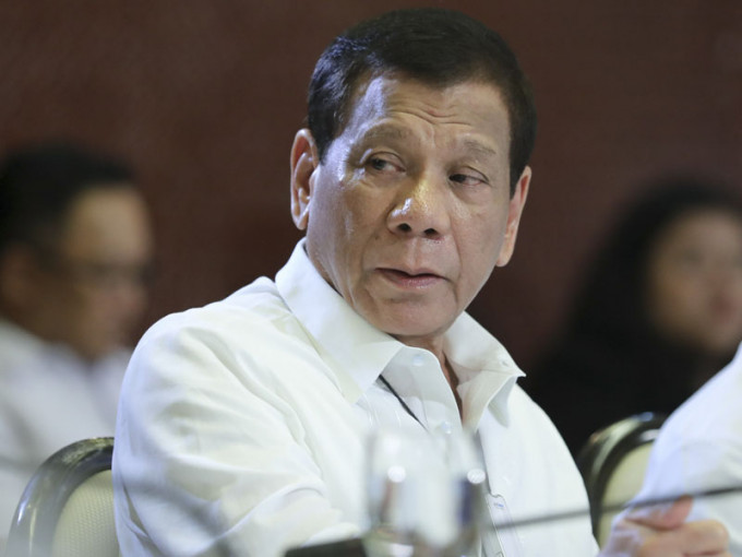 菲律宾总统杜特尔特将接受新冠病毒检测。AP