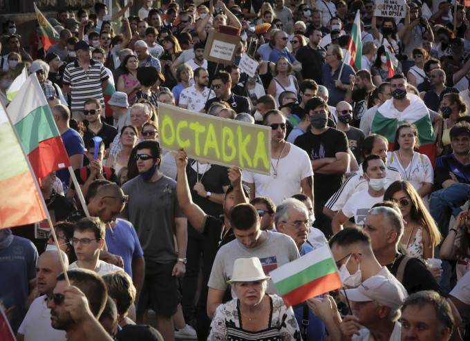 保加利亞的反政府示威已經持續了3周。AP