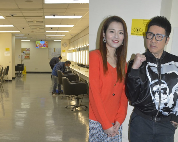 TVB化妝師確診新冠肺炎，呂慧儀與單立文今日回電視城開工。