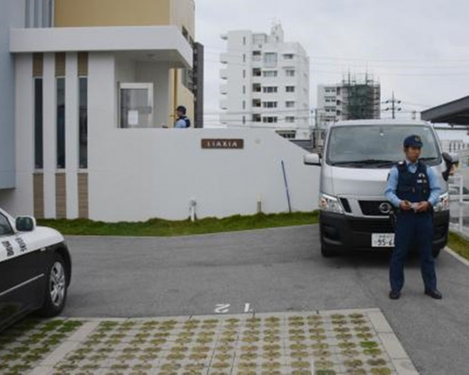 冲绳一公寓发生双尸命案。网图