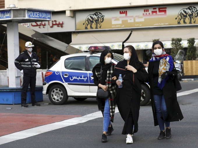 伊朗新型冠狀病毒多3人死亡。AP資料圖片