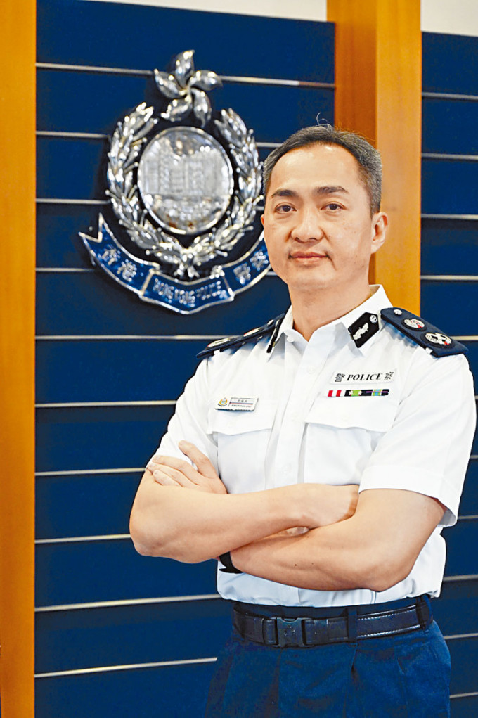 郭蔭庶在警隊任職三十一年，曾負責不少培訓及管理工作。