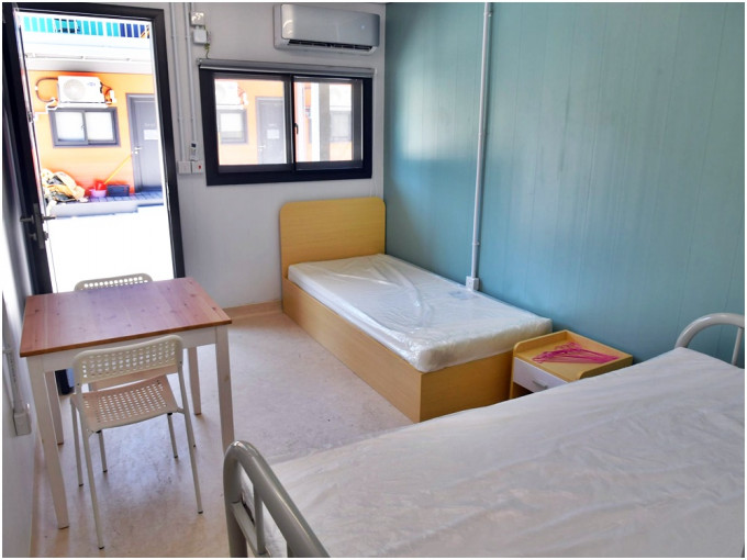 政府开放竹篙湾检疫中心800个单位供来港外佣作检疫用途。资料图片